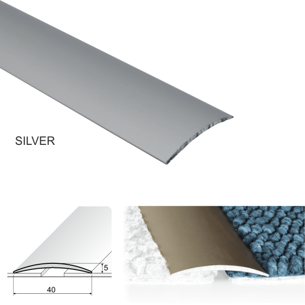 Door Thresholds For Connecting Wooden Or Carpet Floors Self Adhesive Aluminium