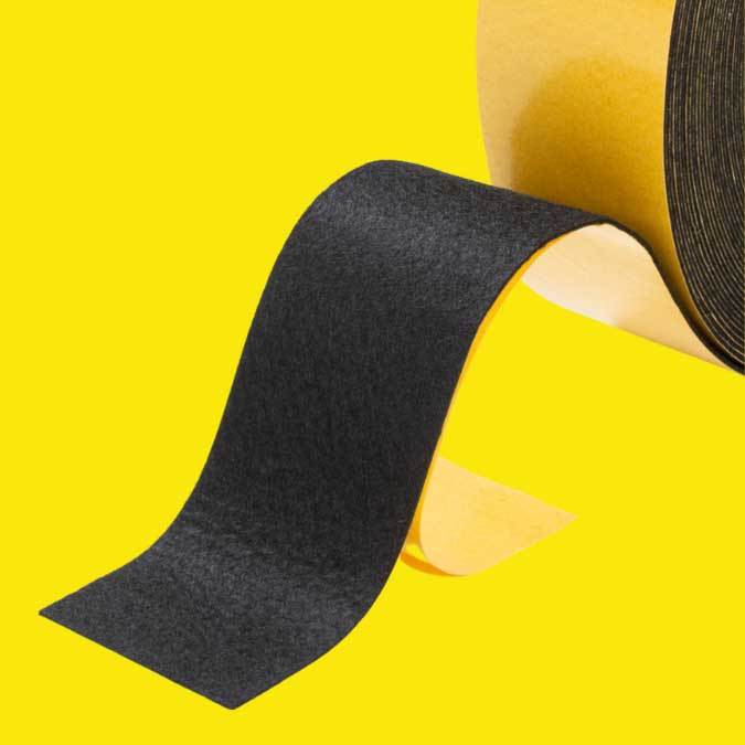 Self Adhesive Backed Felt Tape 