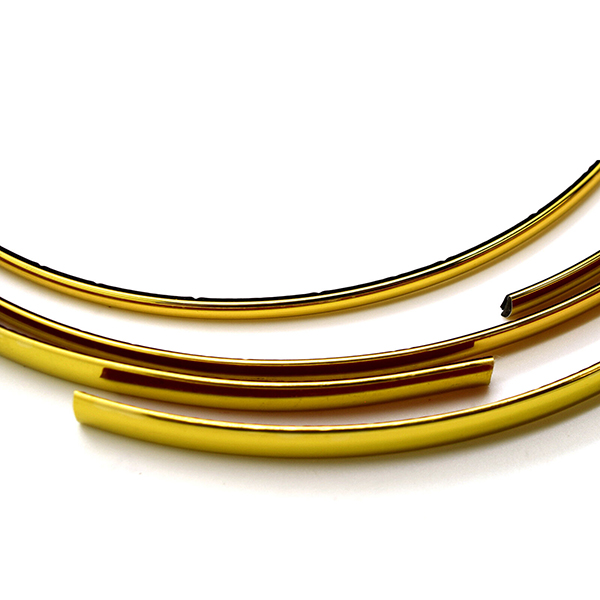 Self Adhesive Gold Chrome Car Styling Tuning Moulding Strip Trim Finish Tape GSM