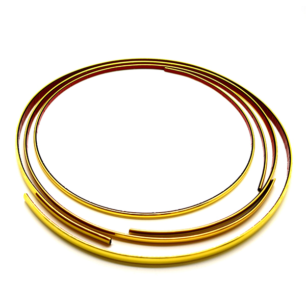 Self Adhesive Gold Chrome Car Styling Tuning Moulding Strip Trim Finish Tape GSM