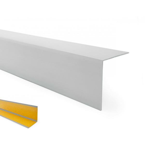 PVC  Plastic Corner Self  Adhesive 90 Degree Angle Trim 1m Long