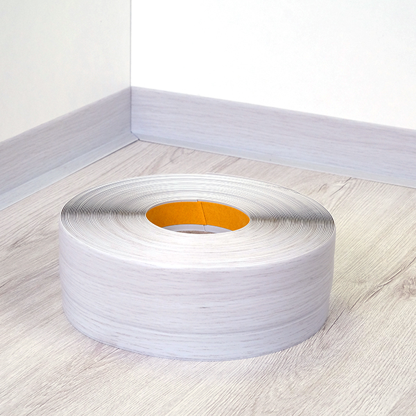 PVC Flexible Skirting Board Self Adhesive For All type of Walls & Surface 5m Long