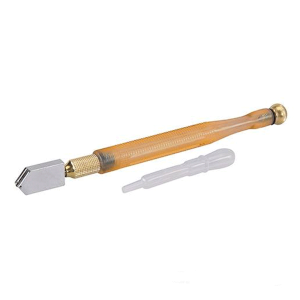 Lubricated Alloy Steel Glass Cutter With Tungsten carbide cutting wheel