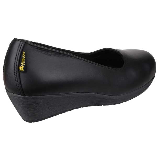 Slip Resistant FS107 SB Safety Heeled Ladies Shoe