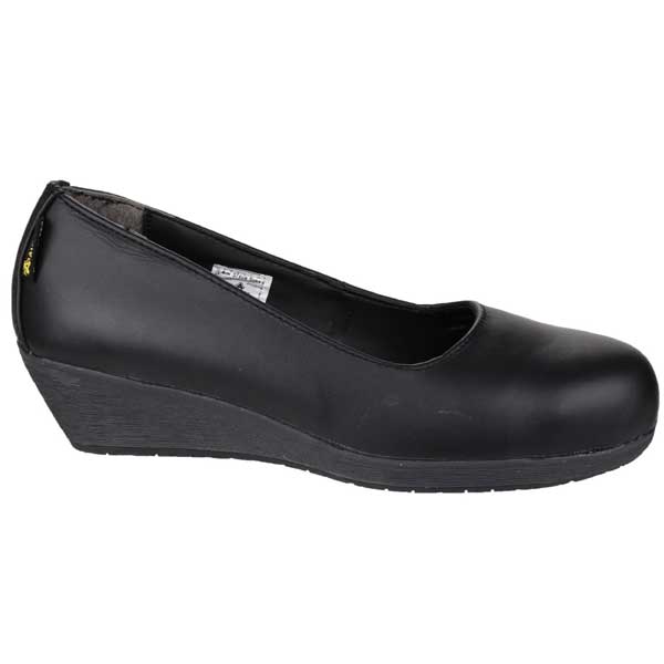 Slip Resistant FS107 SB Safety Heeled Ladies Shoe