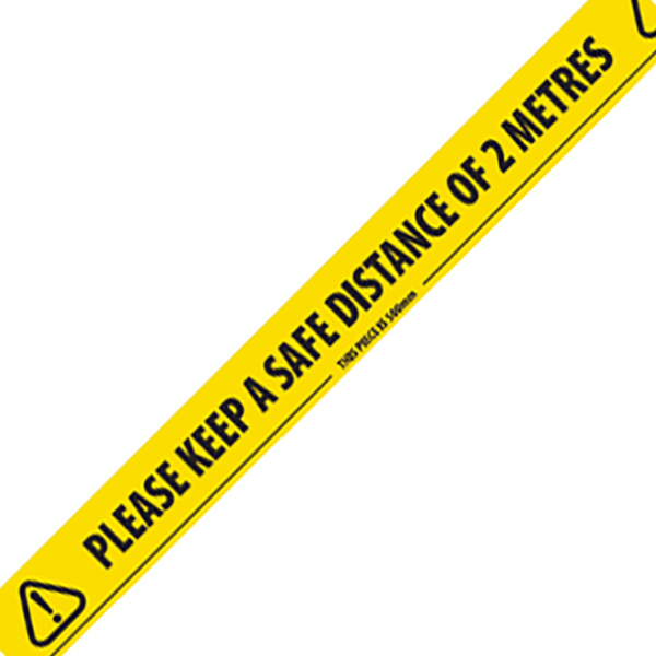 Social Distancing Self Adhesive Floor Tape