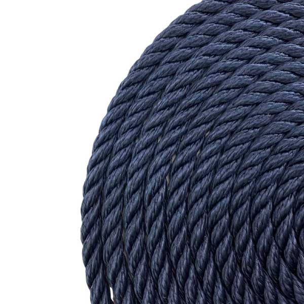 Softline 2 Pcs Warps Boat Lines Navy Blue High Strength Mooring Ropes 