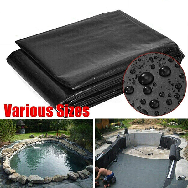 Heavy Duty Fish Pond Liners Preformed Garden Pool Membrane Reinforced Landscaping