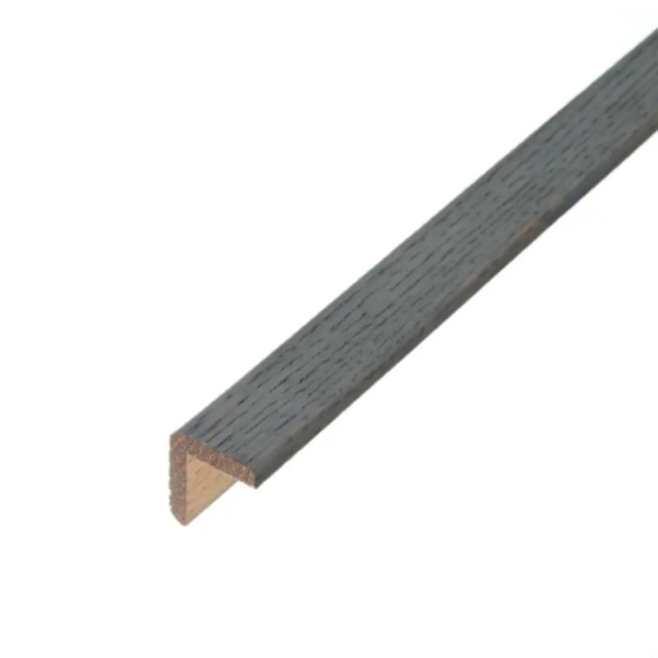 Solid Oak 21mm x 21mm Corner Moulding Beading Edge Profile For Stairs and Steps 