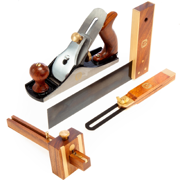 4 PCS Carpenters Tool Set For Working with Wood