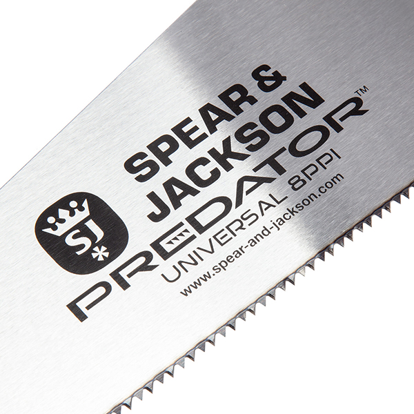 Spear & Jackson Versatile Saw Fine Finish with Precision Teeth and Comfortable Grip