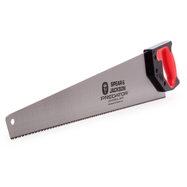 Spear & Jackson Versatile Saw Fine Finish with Precision Teeth and Comfortable Grip