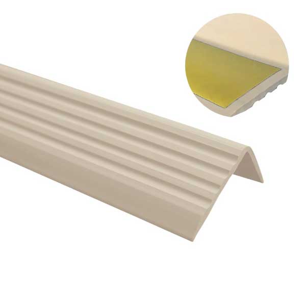 Stair Edge Nosing Step Edging Trim Self Adhesive 40mm x 25mm Bullnose Stair Nosings