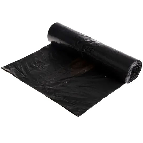 Standard Black Bin Bags Roll of 50