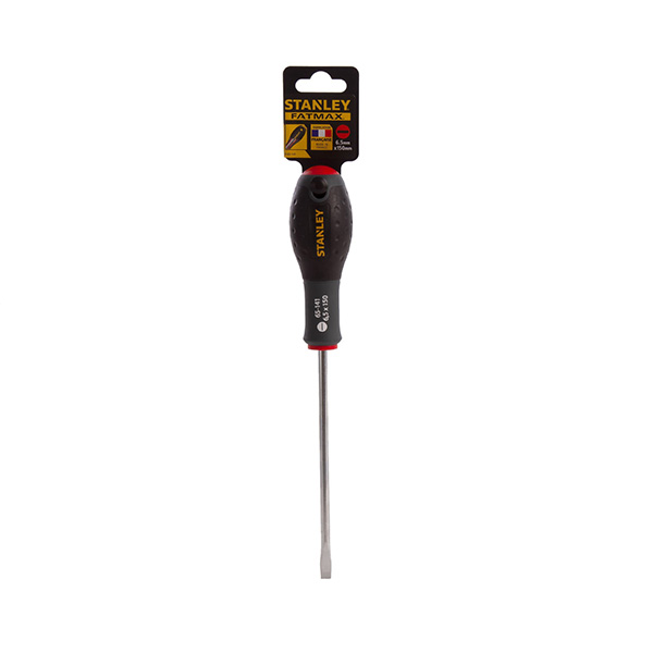 Stanley FatMax Flared Screwdriver with Soft-Grip Handle 6.5mm x 150mm