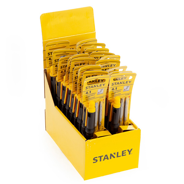 Stanley Non-Slip Textured Surface 4-in-1 Pocket Screwdriver