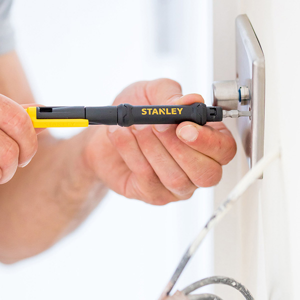 Stanley Non-Slip Textured Surface 4-in-1 Pocket Screwdriver