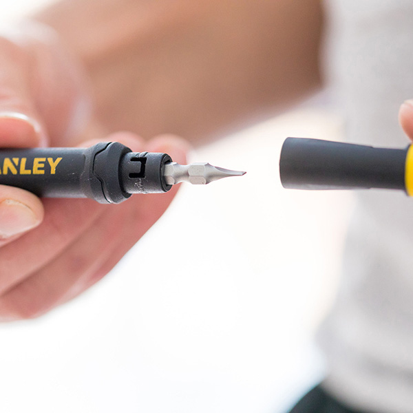 Stanley Non-Slip Textured Surface 4-in-1 Pocket Screwdriver