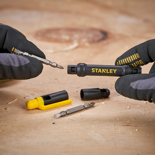 Stanley Non-Slip Textured Surface 4-in-1 Pocket Screwdriver