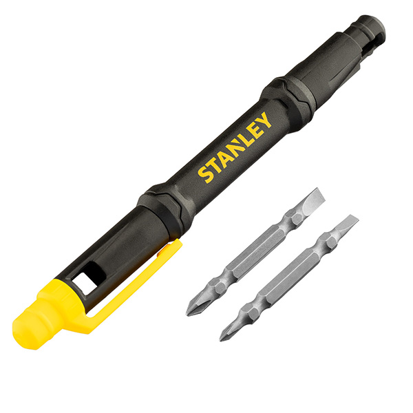 Stanley Non-Slip Textured Surface 4-in-1 Pocket Screwdriver