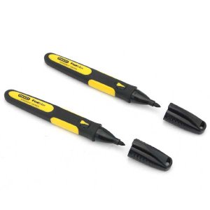 Stanley Black FatMax Permanent Markers Fine Tip Pack of 2