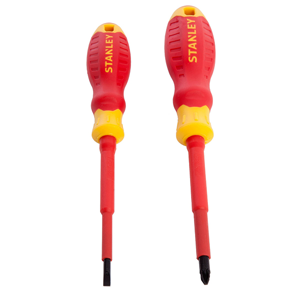 2 Pieces VDE Insulated Screwdriver Set 