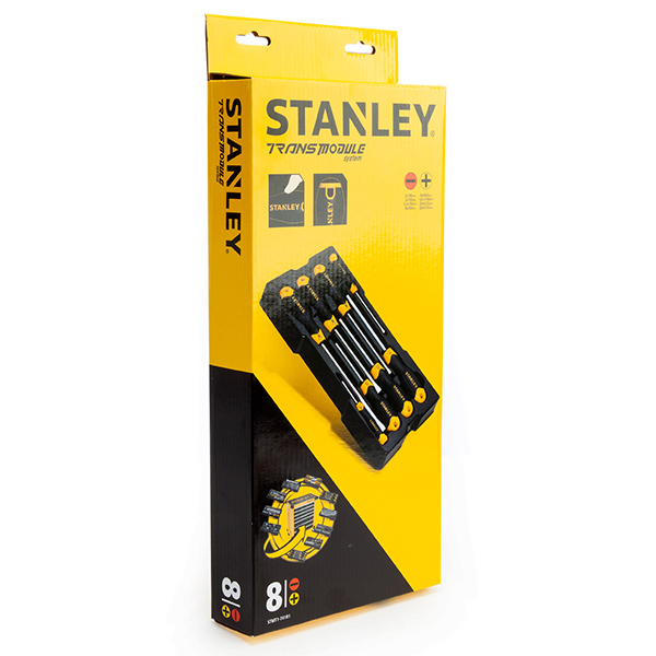 Stanley Durable with Chrome-Vanadium Blade Screwdriver Set (8 Piece)