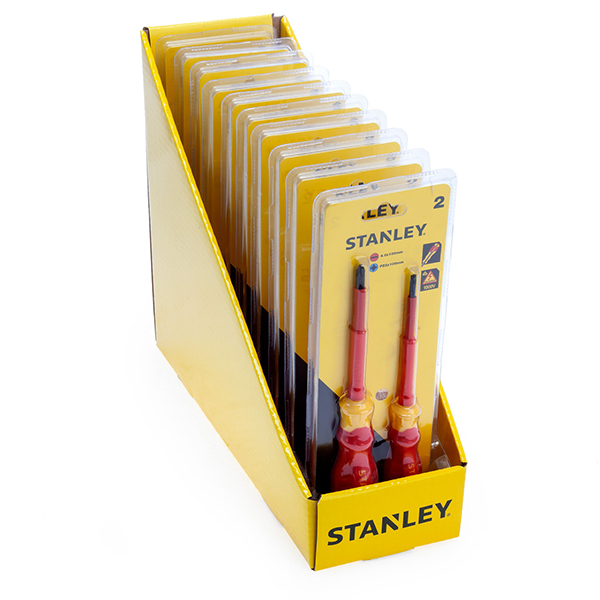 Stanley Chrome Vanadium Steel Bar with Insulated Screwdriver Set (2 Piece)