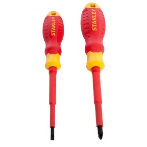 Stanley Chrome Vanadium Steel Bar with Insulated Screwdriver Set (2 Piece)