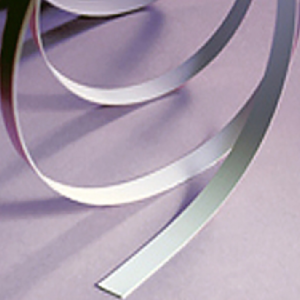 Steel Tape with Self Adhesive Backing White Faced