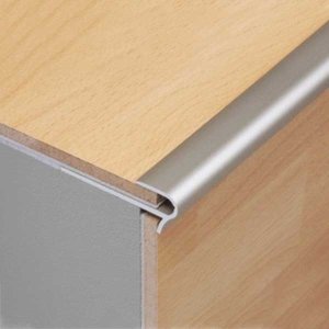 Step Floor Anodised Stair Nosing Edge Trim for 14 to 16mm Flooring