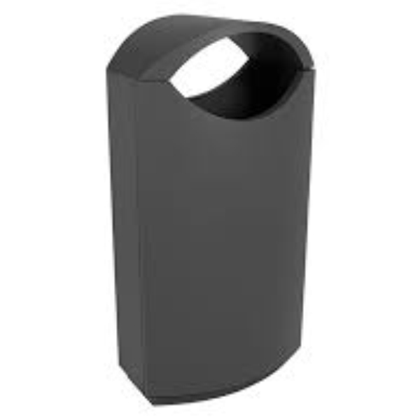 High-Quality Black Street Waste Bin