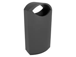 High-Quality Black Street Waste Bin