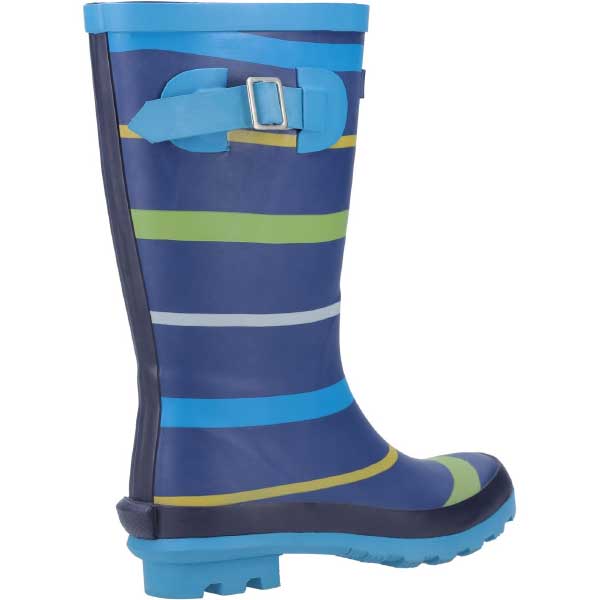  Stripe Junior Wellington Waterproof Boot