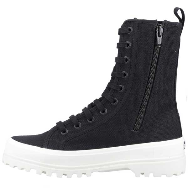 Superga Alpina High Trainers Black Shoes