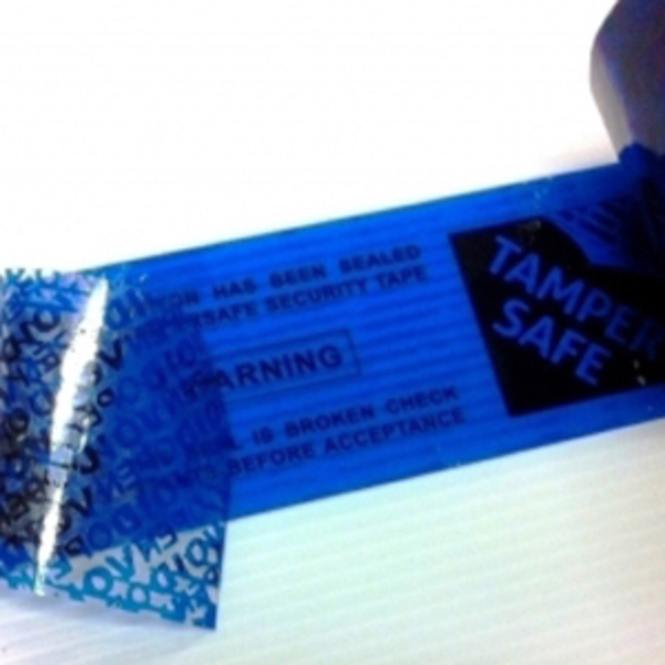 Tampersafe Tamper Proof Evident Security Parcel Tape Printed