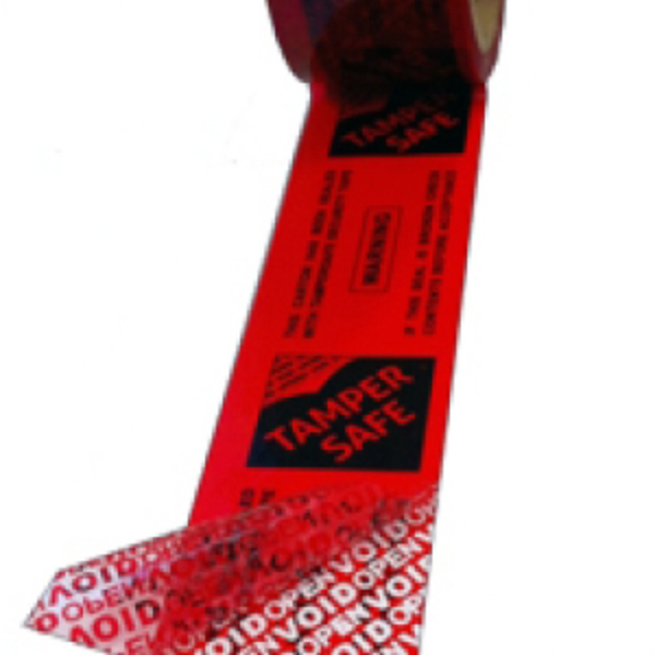 Tampersafe Tamper Proof Evident Security Parcel Tape Printed