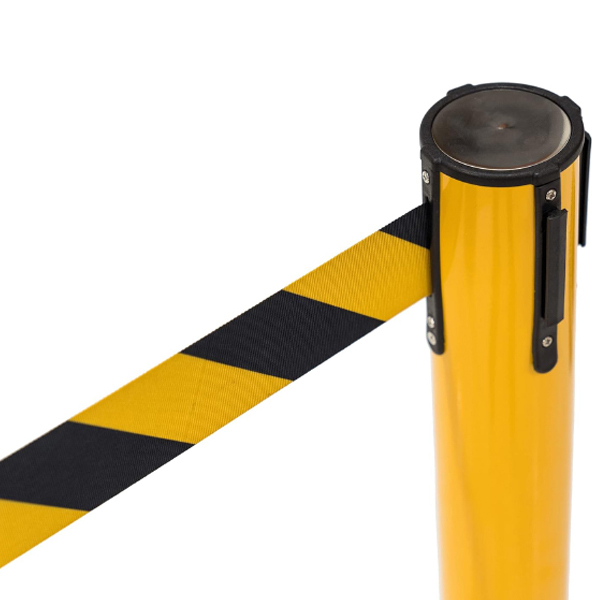 Tensile Double Belt Yellow & Black Barrier