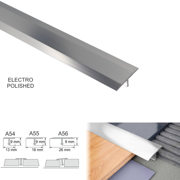 Threshold Trim T Bar Transition Trim For Tiles Aluminium