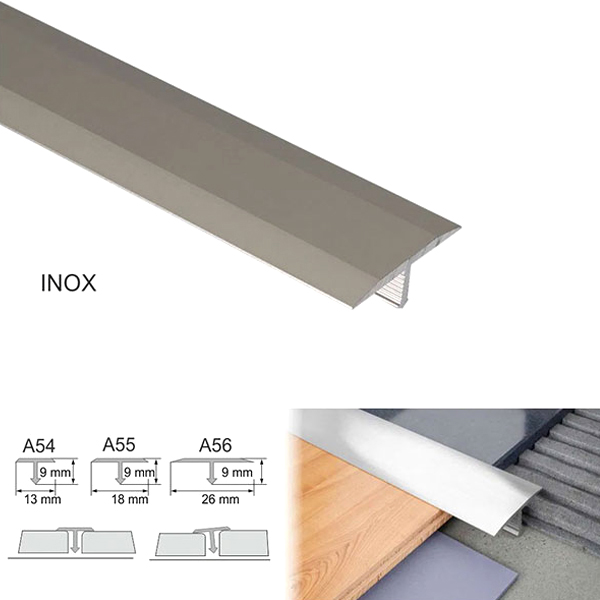 Threshold Trim T Bar Transition Trim For Tiles Aluminium