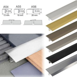 Threshold Trim T Bar Transition Trim For Tiles Aluminium