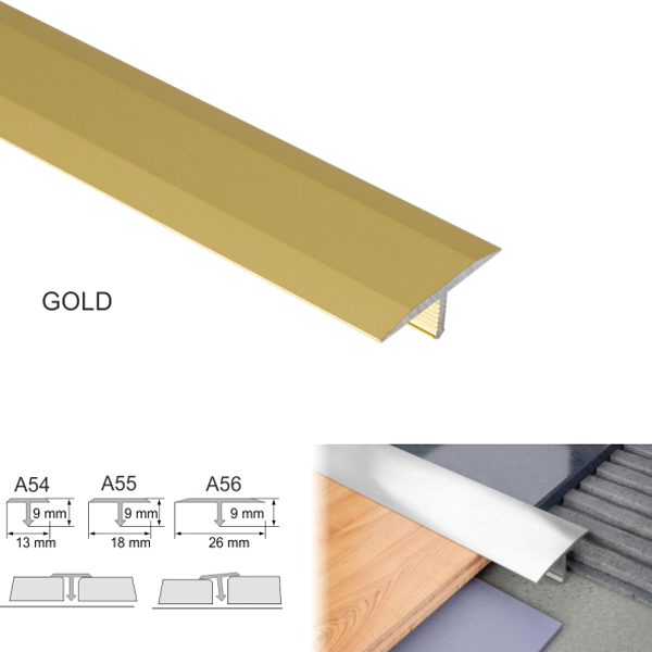 Threshold Trim T Bar Transition Trim For Tiles Aluminium