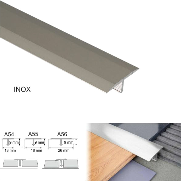 Threshold Trim T Bar Transition Trim For Tiles Anodised Aluminium