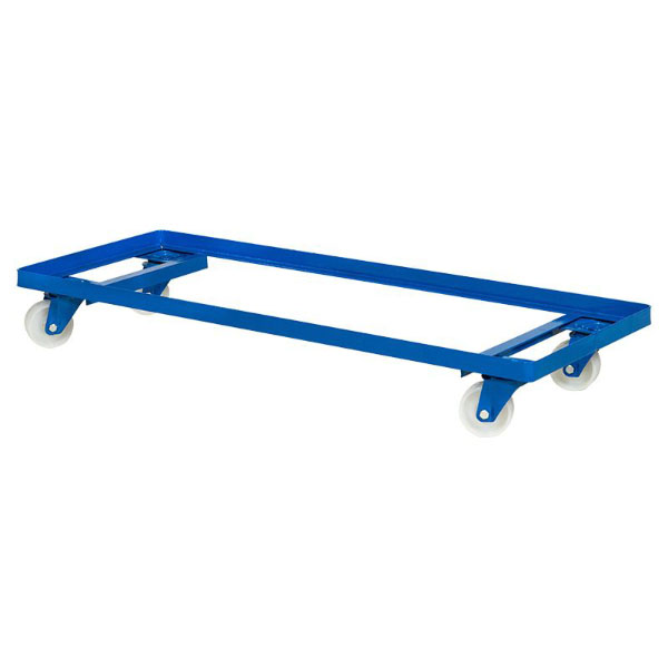 Heavy Duty Blue Steel Container Dolly- 300 Capacity