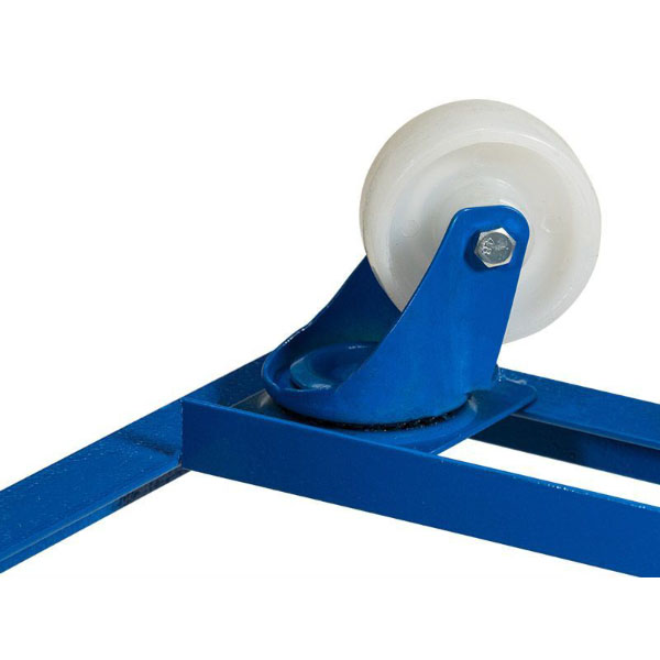 Heavy Duty Blue Steel Container Dolly- 300 Capacity