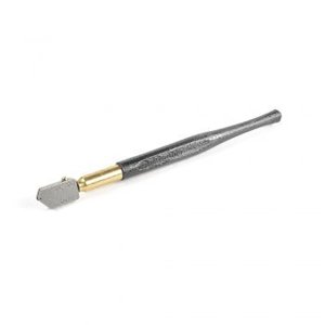 Black Wood Straight Glass Cutter & Replacement Head
