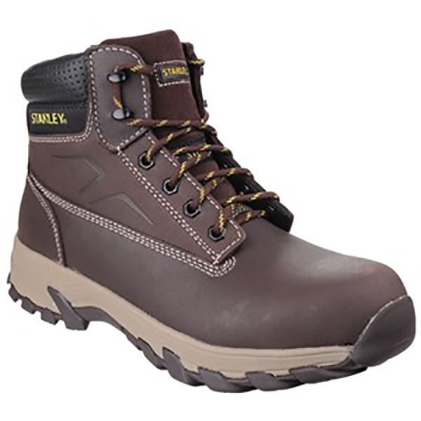 Trades Man Slip Resistant  Brown Safety Shoes