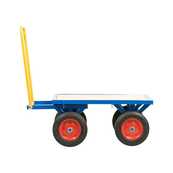 Blue Turntable Platform Truck- Strong Capacity Of 1000kg