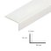 Unequal Plastic PVC Corner 90 Degree Angle Trim 2.5m Long