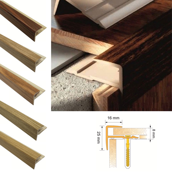 UPVC Push In Stair Nosing for Stair Edges